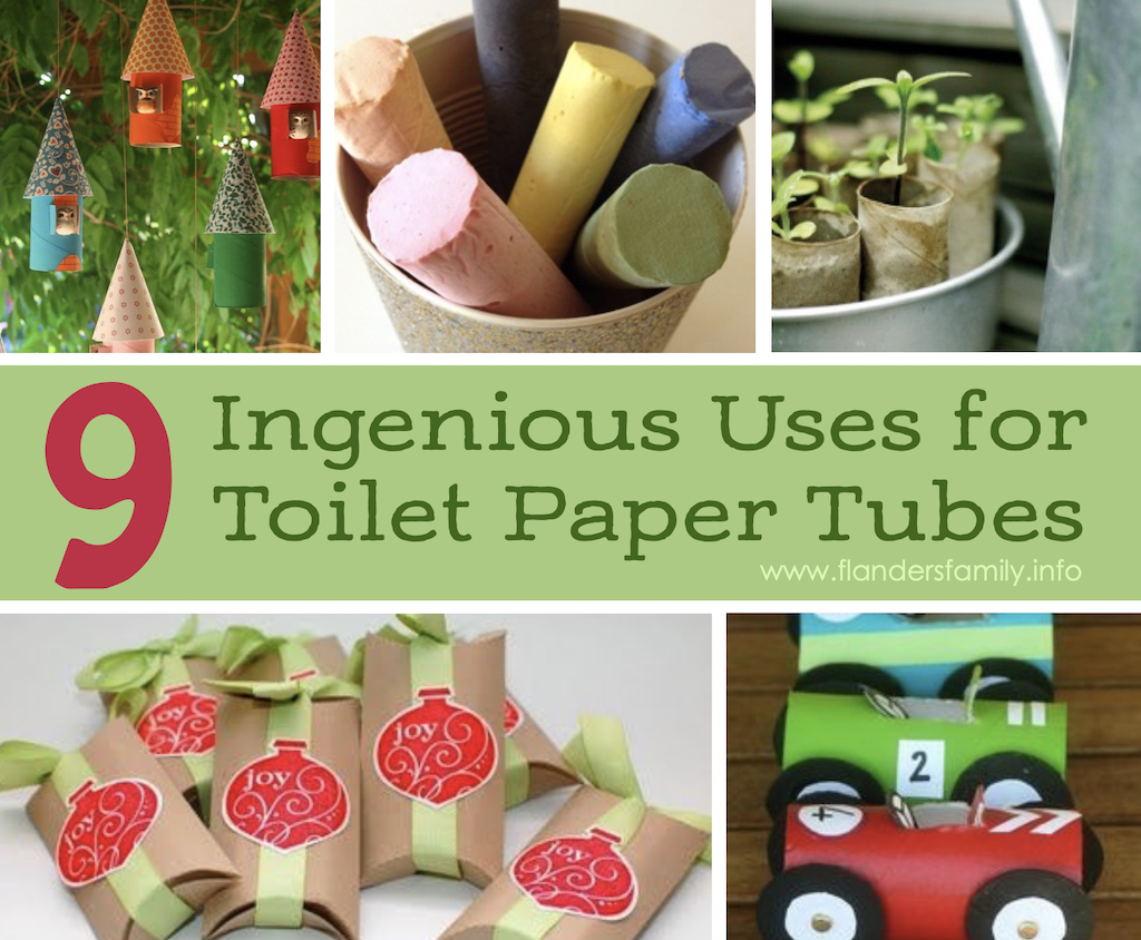 9 Ingenious Uses for Toilet Paper Tubes Flanders Family Homelife