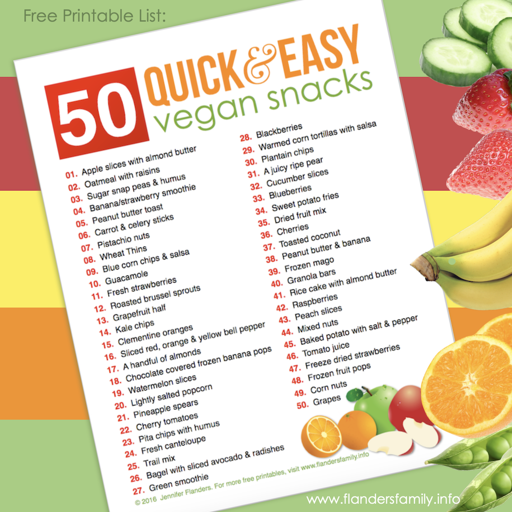 50 Quick and Easy Healthy Snacks