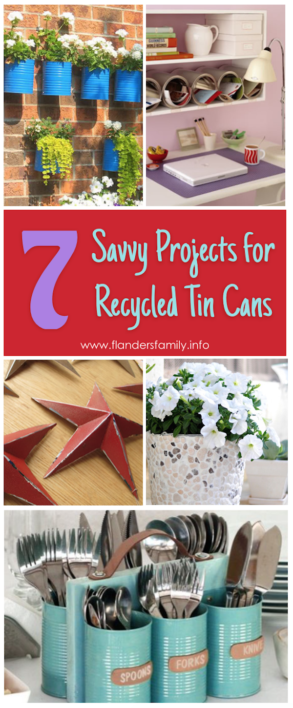 7 Savvy Projects to Make from Recycled Cans