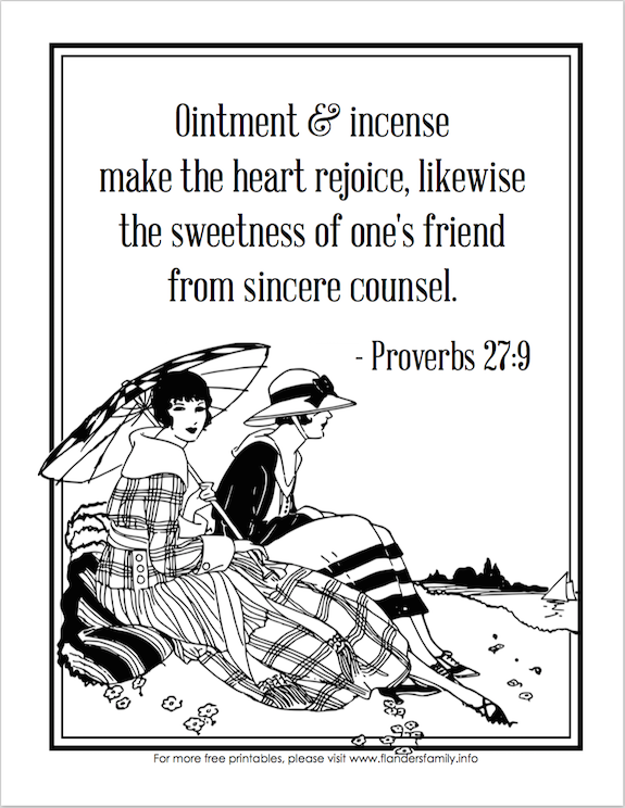 Finding Faithful Friends Coloring Page - Flanders Family Homelife Finding Faithful Friends Coloring Page - Flanders Family Homelife