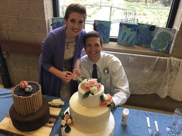 David and Bonnie baked the cakes