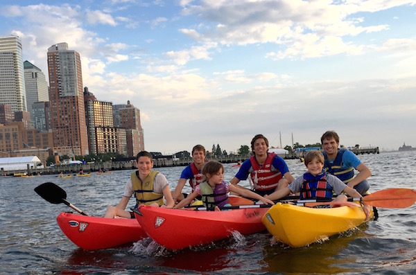 Kayaking on the Hudson River
