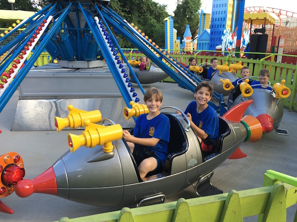 2016 Happenings - Kids and grandkids at Six Flags