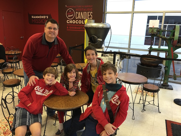 Learning about candy making