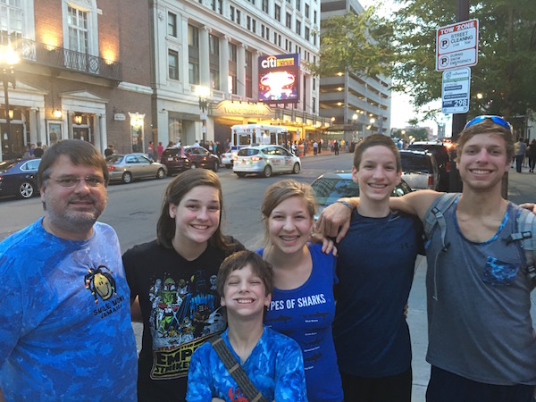 We saw BOSTON in Boston.