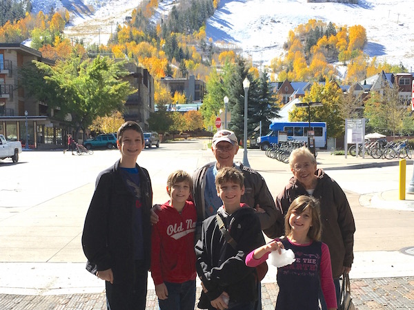 2016 - With Doug's parents in Aspen, CO