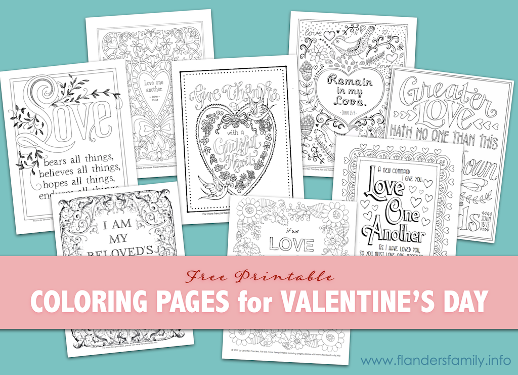 Coloring Pages for Valentine's Day