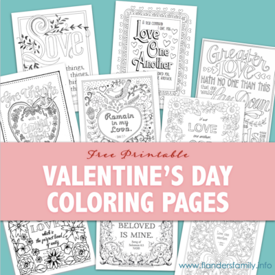 Coloring Pages for Valentine’s Day