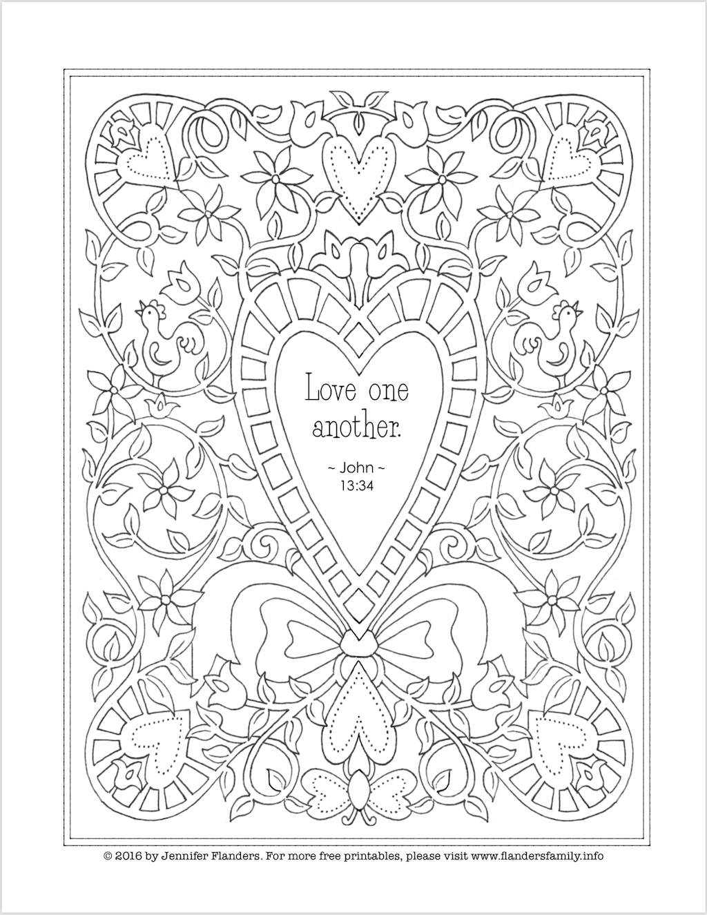 Coloring Pages For Valentine S Day Flanders Family Homelife