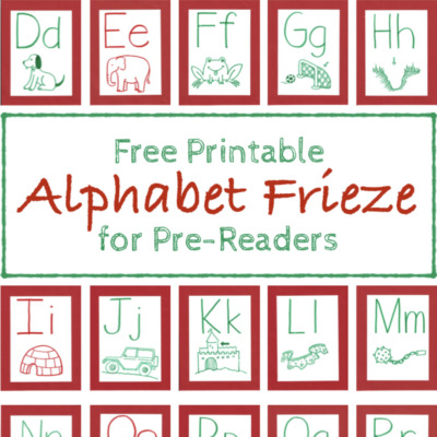 Alphabet Cards for Beginning Readers (Free Printable)