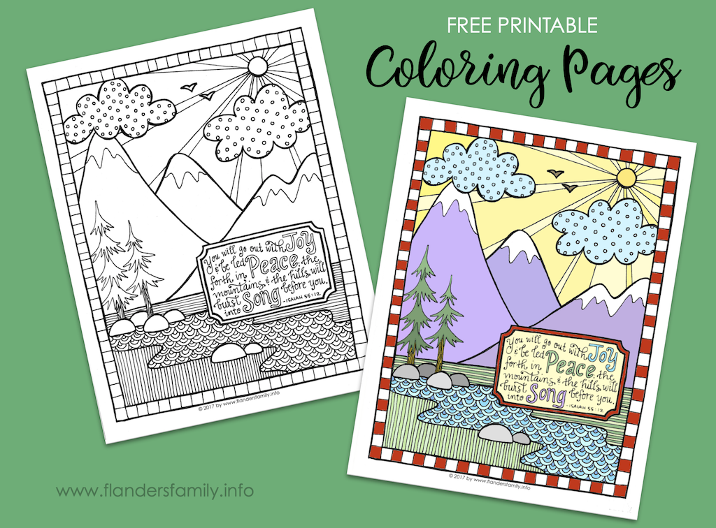 Go Out with Joy Coloring Page