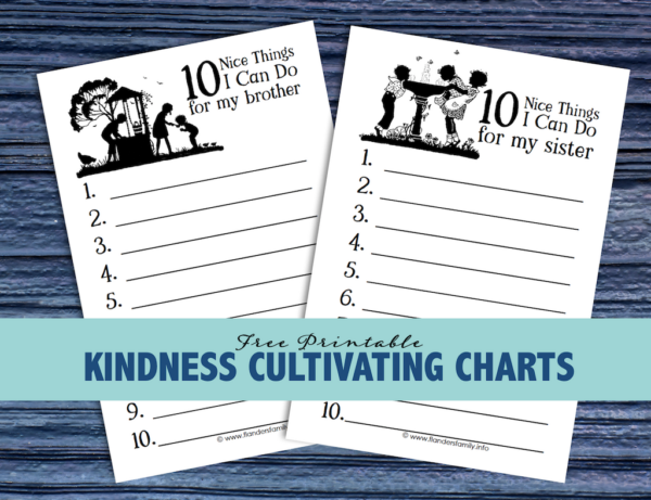 Teaching Kids Kindness (Free Printable) - Flanders Family Home Life