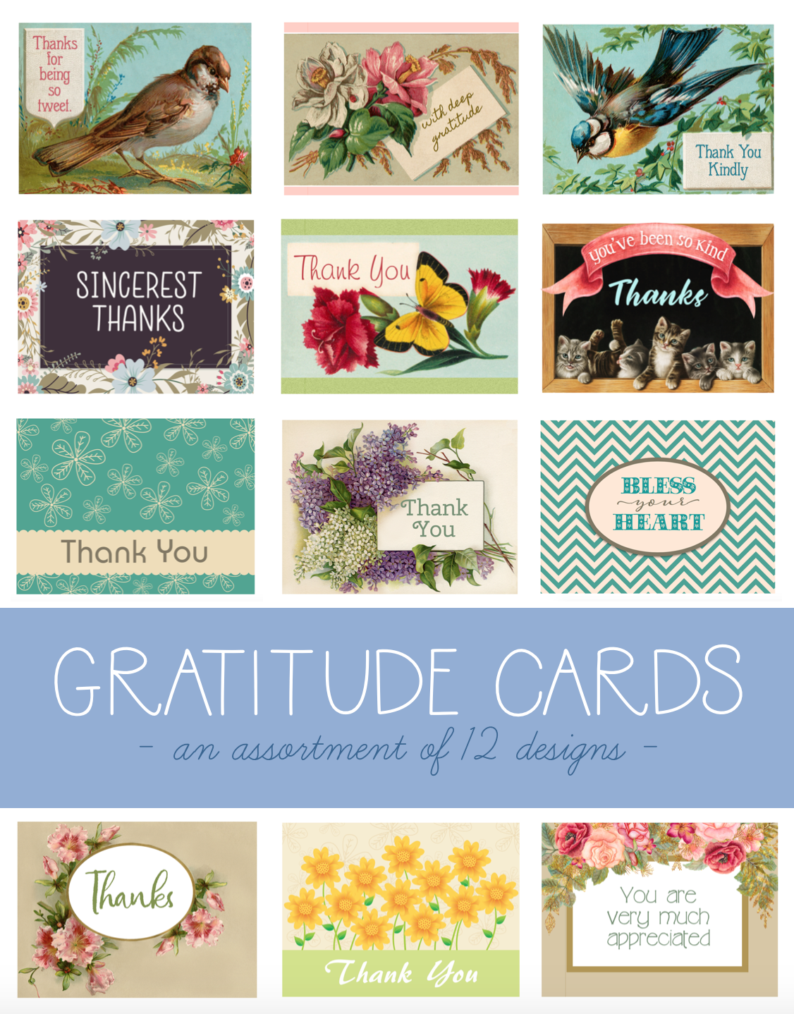 free printable thank you cards flanders family homelife