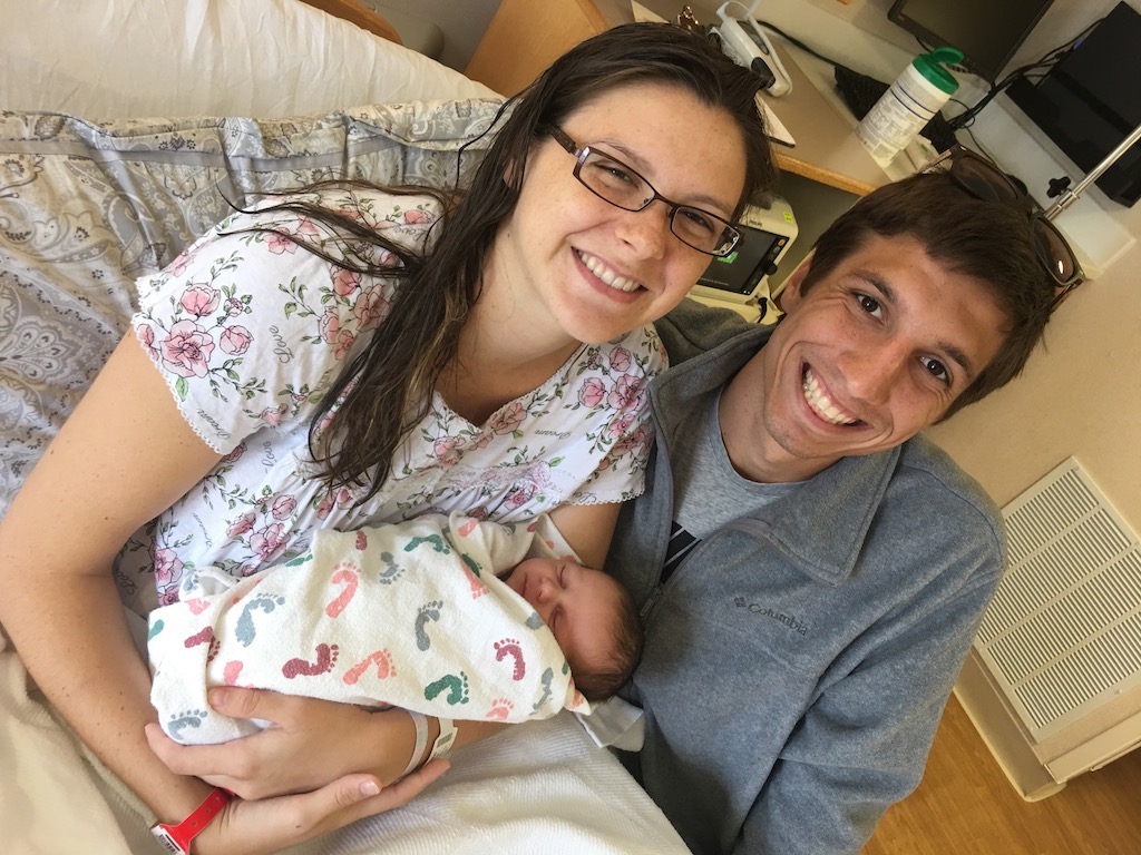 The proud parents