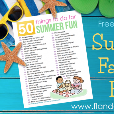 50 Things to Do for Summer Fun