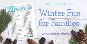 Winter Bucket List (Free Printable) - Flanders Family Homelife
