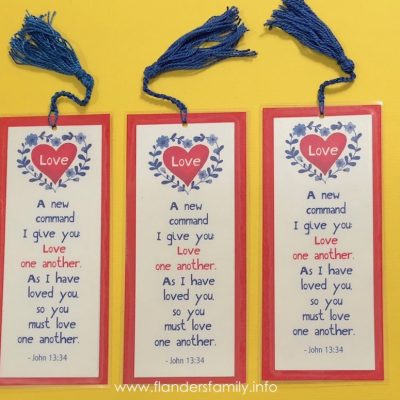 Pretty Printable Bookmarks for Valentine’s Day