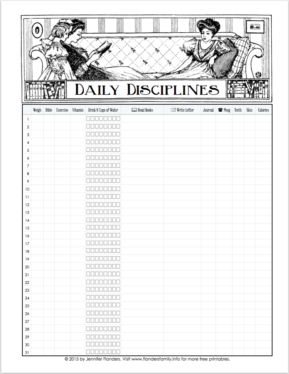 Printable Read The Bible In A Year Chart