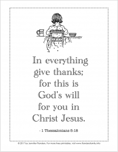Give Thanks in Everything