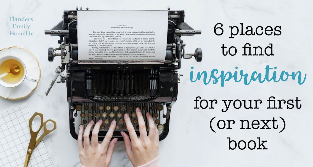 6 Places to Find Writing Inspiration
