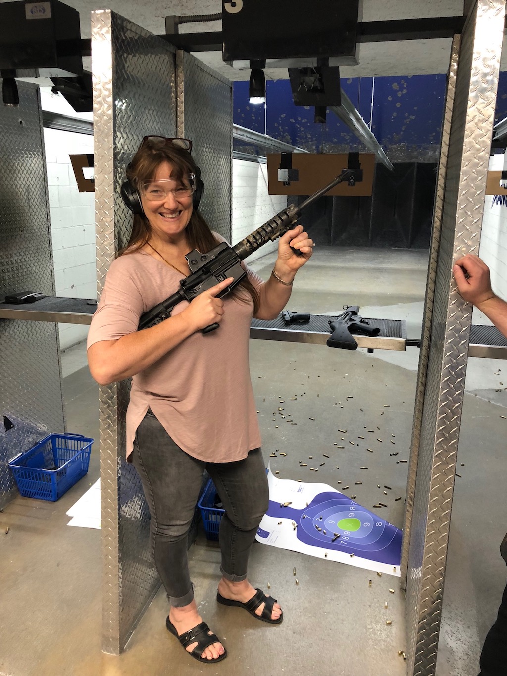 Gun Safety Training and Target Practice at Range 702 in Vegas