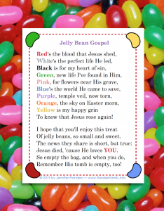 Jelly Bean Gospel (Free Printable) - Flanders Family Homelife