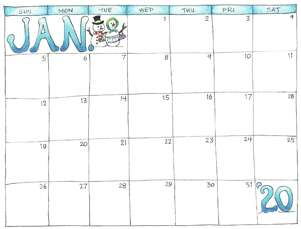 Reader Request 2020 Scrapbooking Calendar Flanders