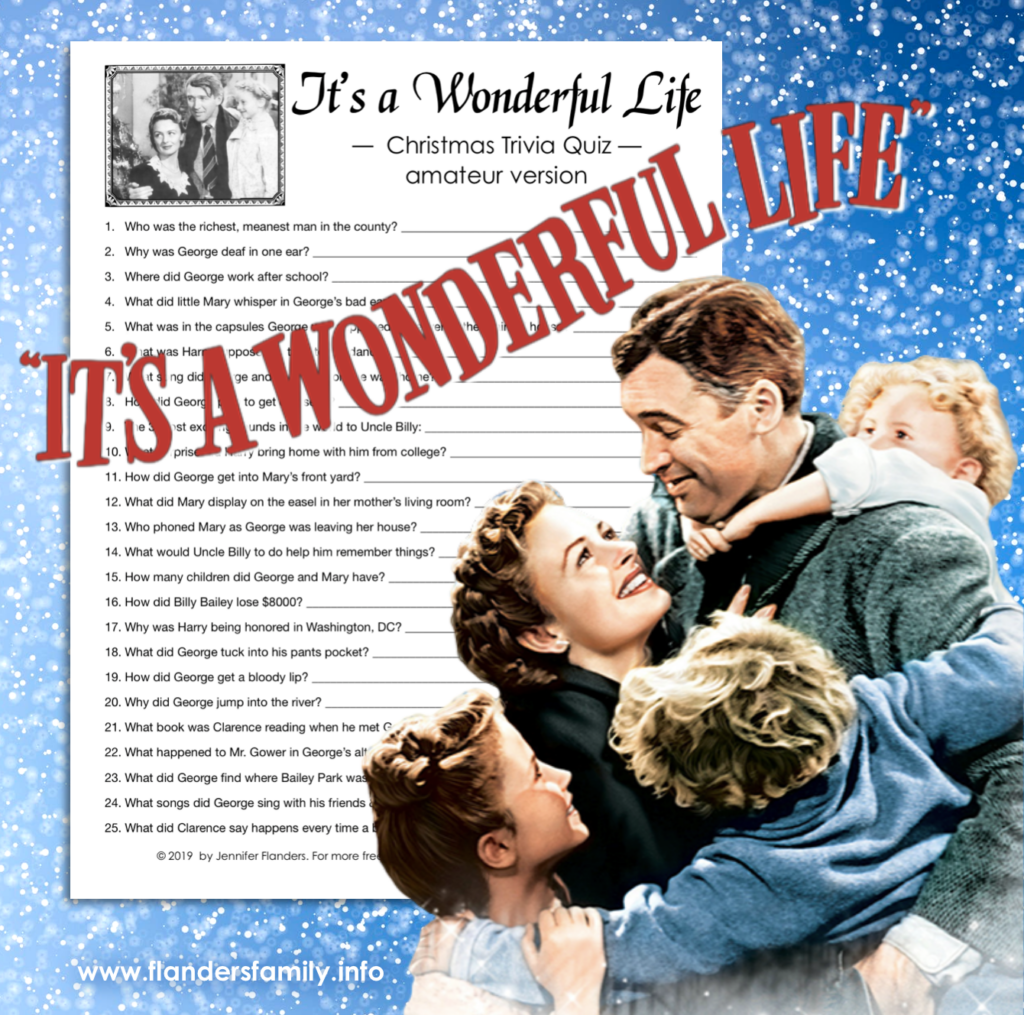 It's a Wonderful Life Trivia Quiz - Flanders Family Home Life