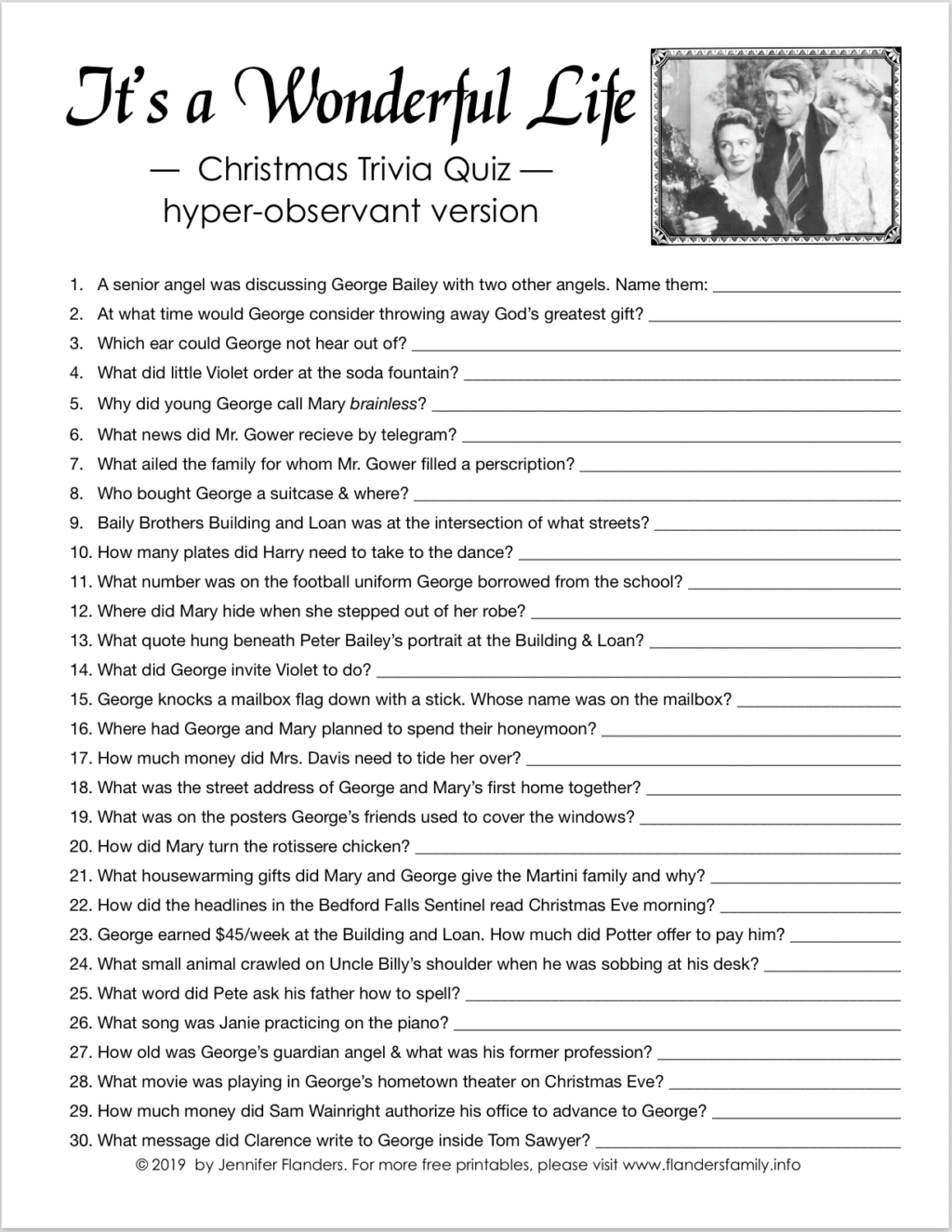 it's a wonderful life essay questions