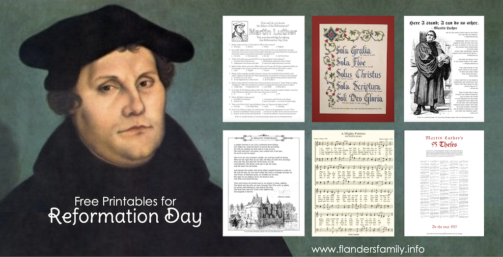 Reformation Day Resources