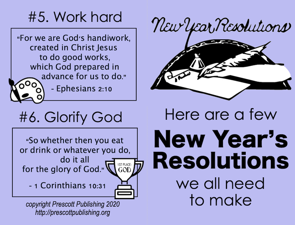Gospel Tracts for the New Year (Free Printable) - Flanders Family Home Life