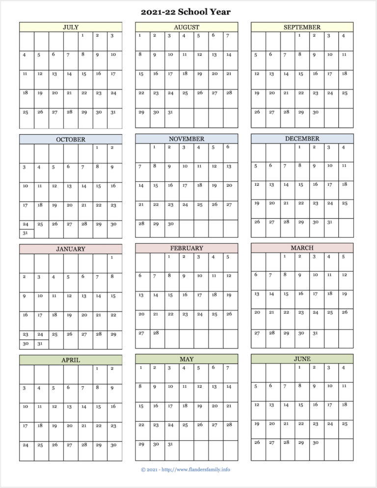 2022 calendars free printables flanders family homelife