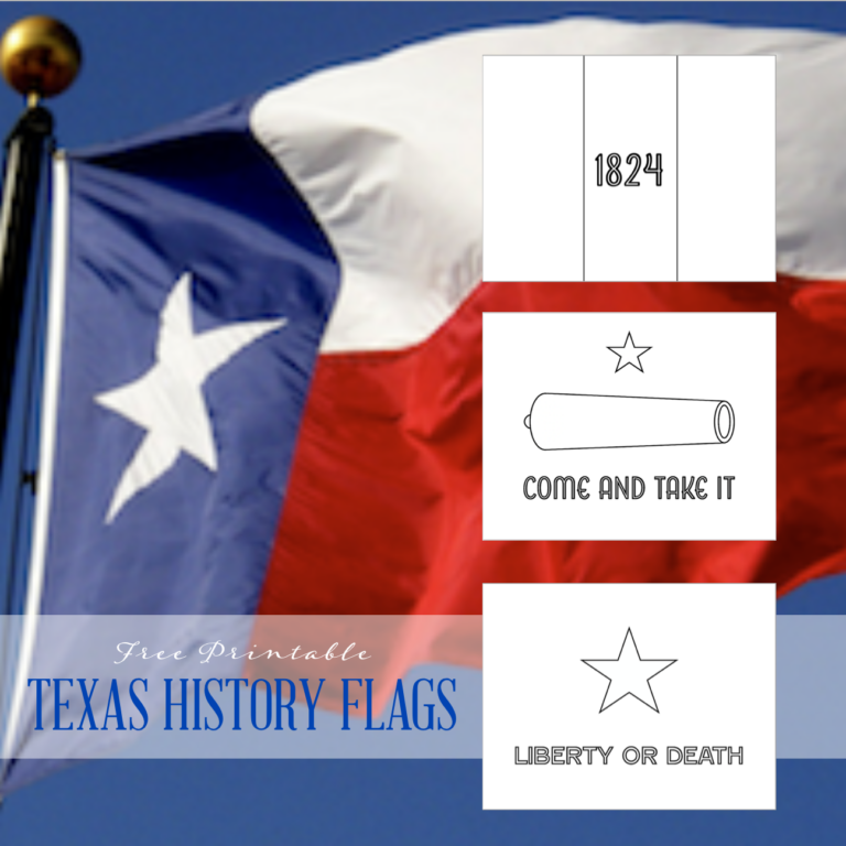 Texas Historical Flag Coloring Pages - Flanders Family Home Life