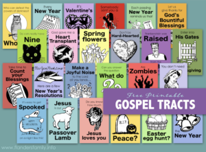 Free Printable Gospel Tracts for All Occasions - Flanders Family Home Life