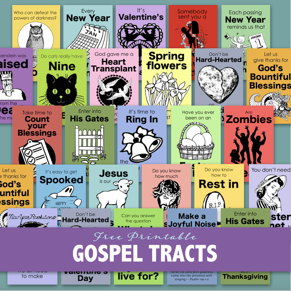Free Printable Gospel Tracts