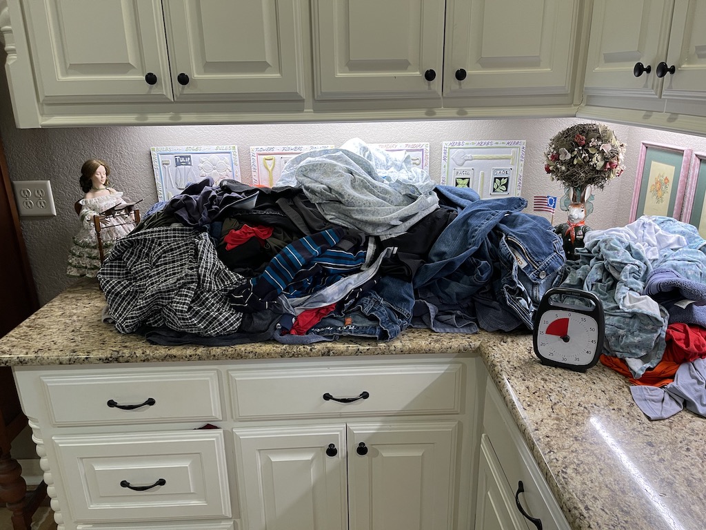Folding Laundry