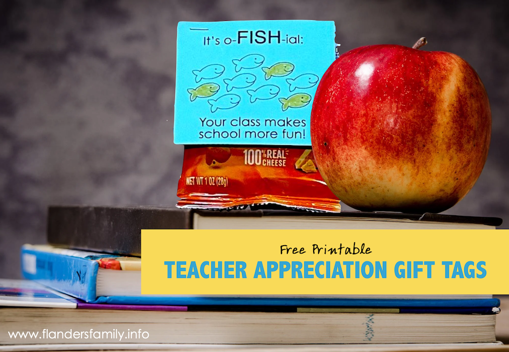 Free Printable Teacher Appreciation Tags