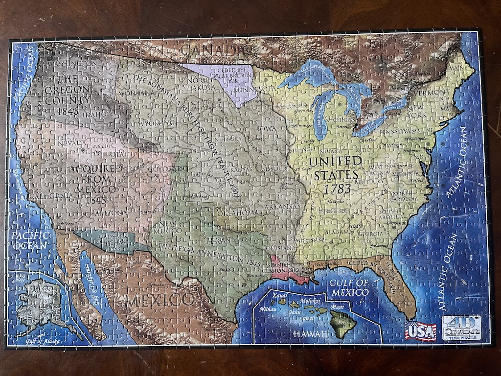 USA History over Time Puzzle - Bottom Layer