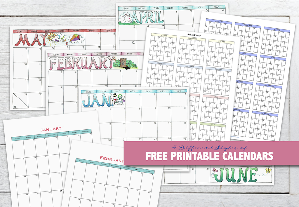 Printable Monthly Family Calendar Calendar 2025 Printable
