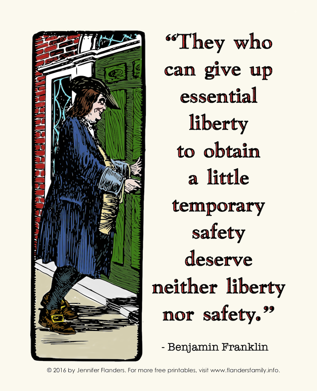 Liberty for Safety Coloring Page 