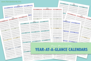 Free Printable Calendars (Pick Your Style) - Flanders Family Home Life