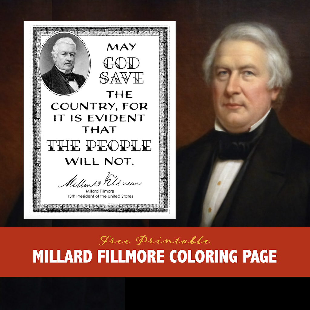 Millard Fillmore Coloring Page