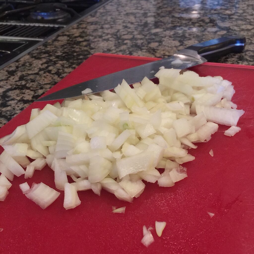 diced onion