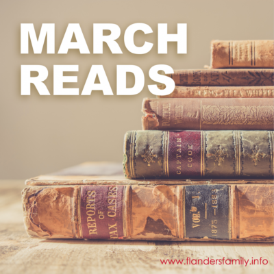 Uncle Tom’s Cabin (& More March Reads)