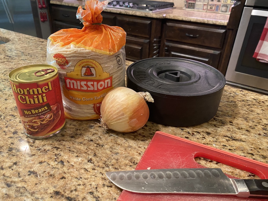 Ingredients for Easy Cheesy Enchiladas