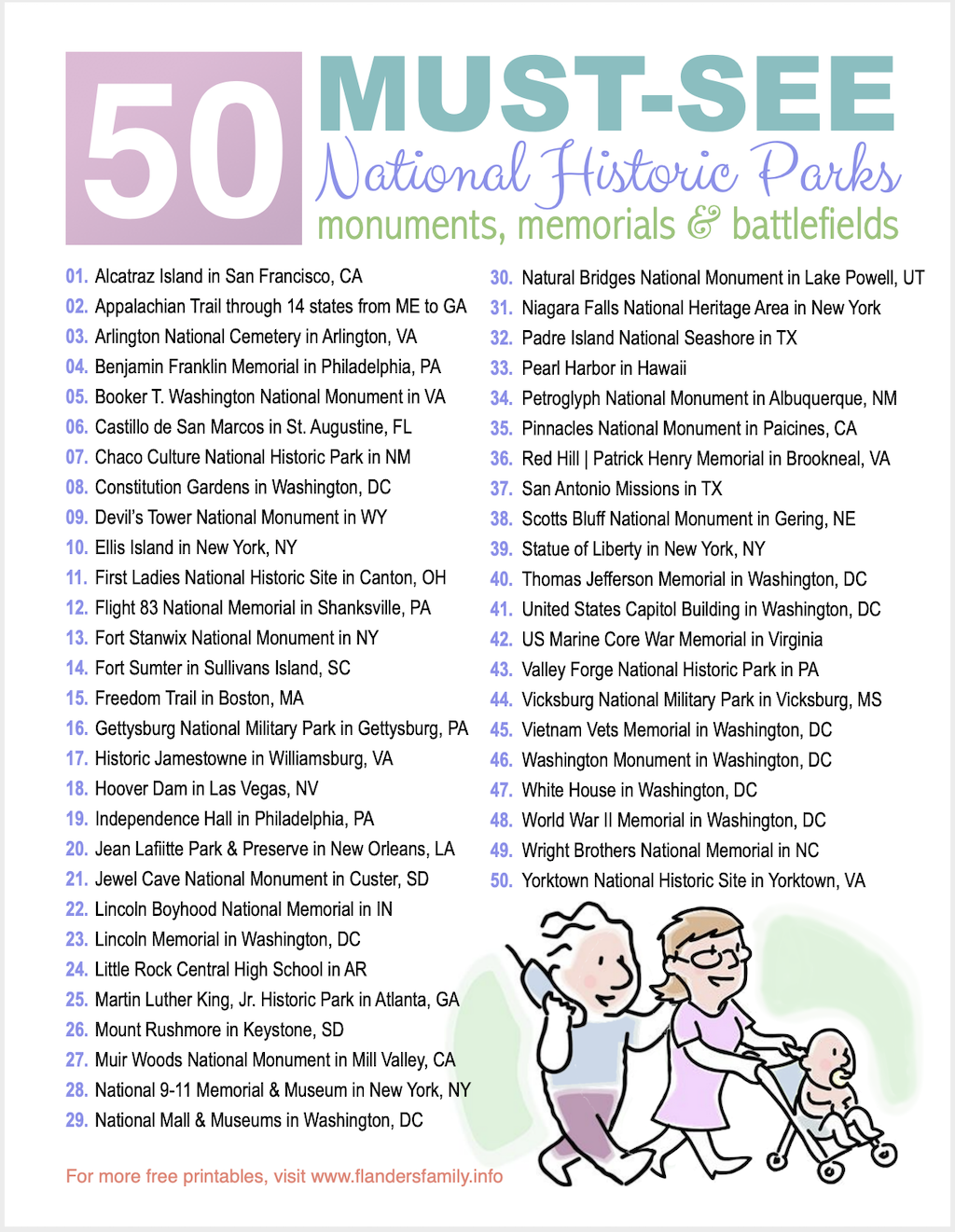 50 National Monuments and Memorials