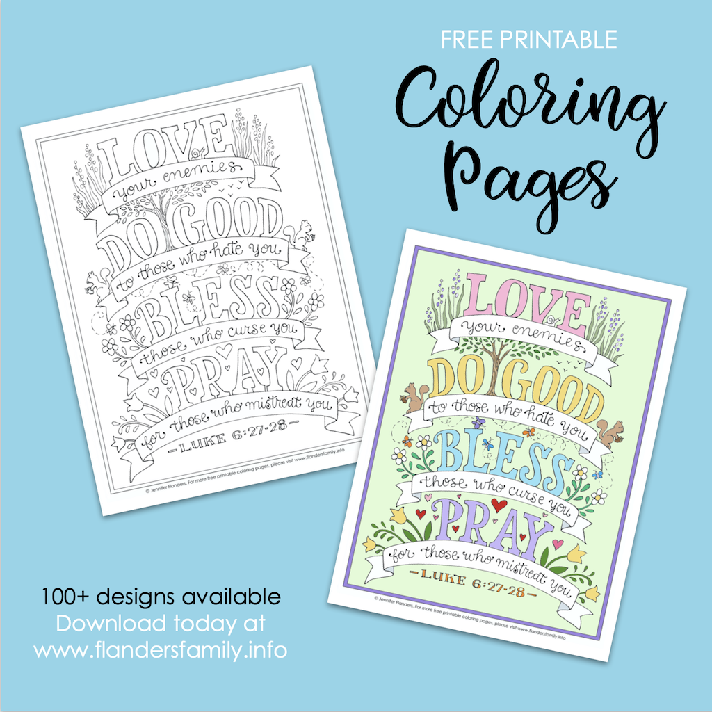 Coloring Pages Archives - Flanders Family Home Life
