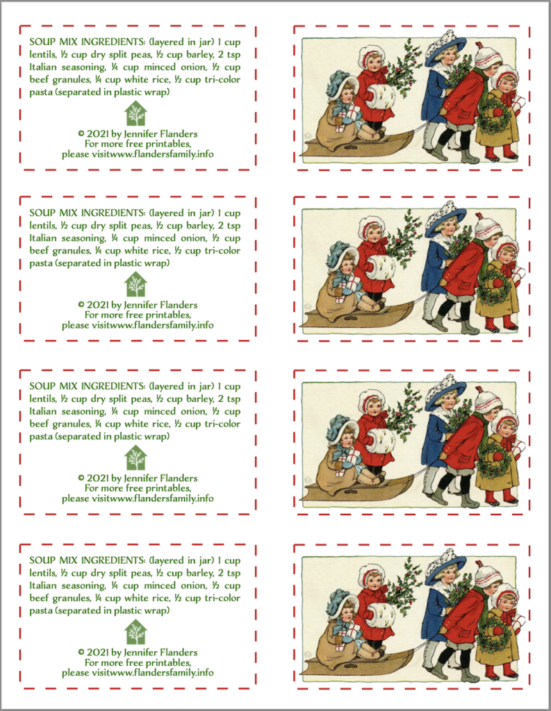 Friendship Soup Mix (with Pretty Printable) - Flanders Family Home Life