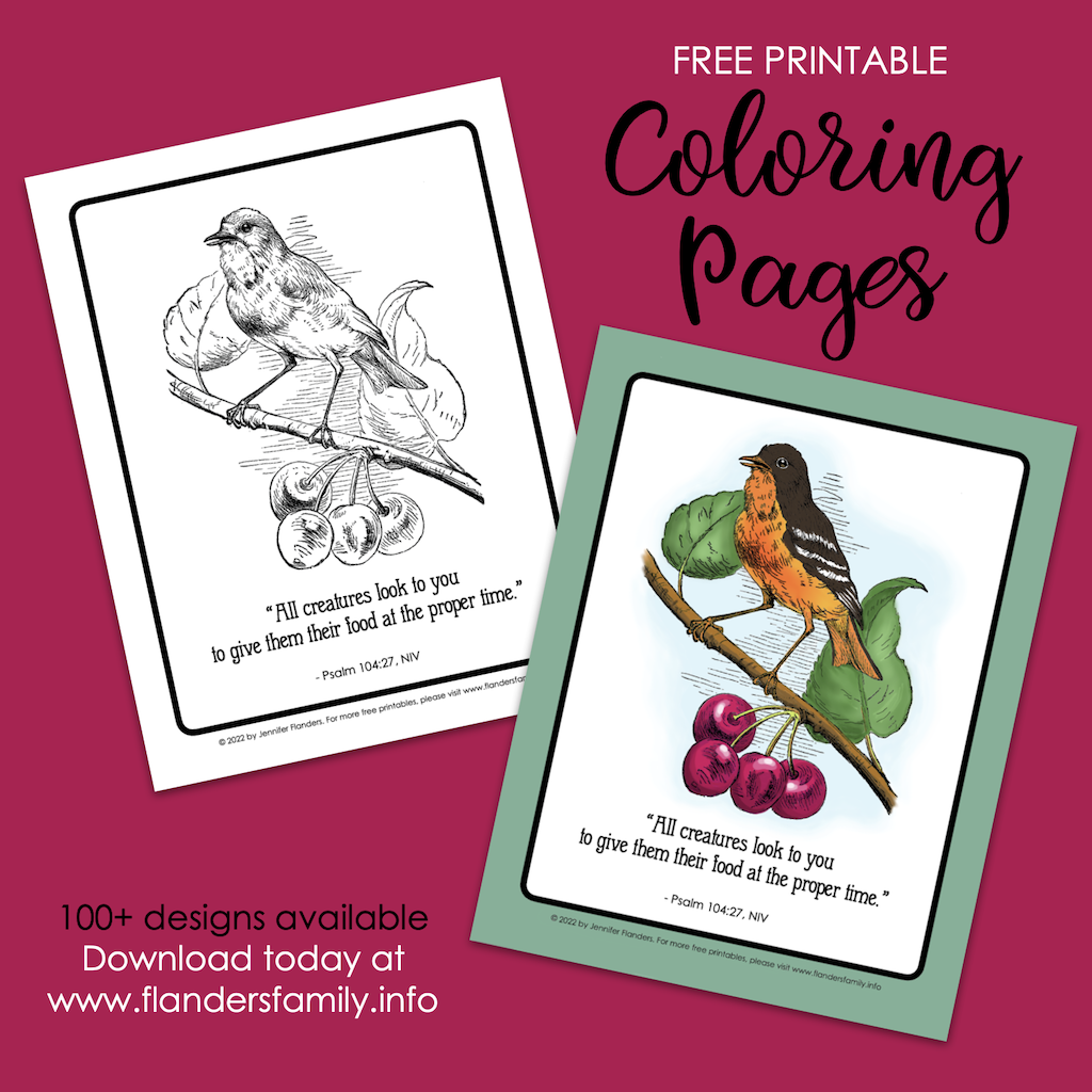 Coloring Pages Archives - Flanders Family Home Life