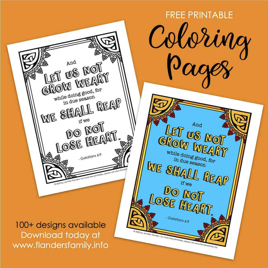 Coloring Pages Archives - Flanders Family Home Life